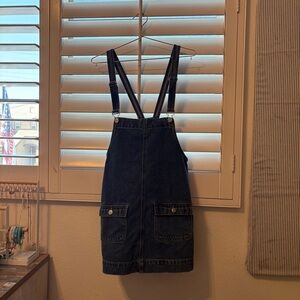 Edikted Dark Blue Denim Dress